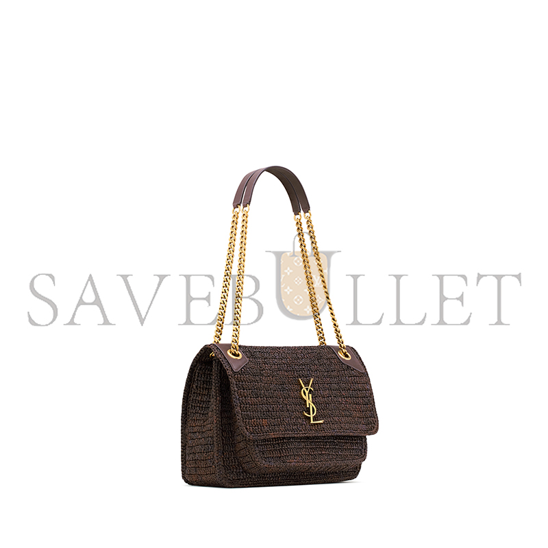 Y*L niki medium raffia bag 838875gaafo1861 (28*20*8.5cm)